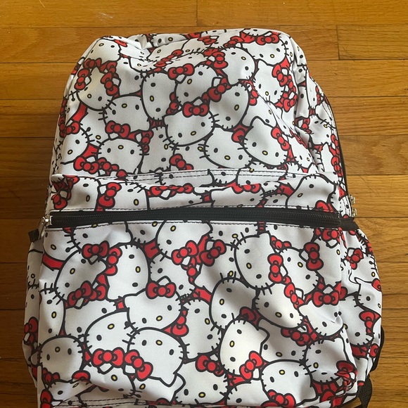Hello Kitty Red and White Kids Backpack - Picture 4 of 7